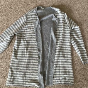 Xxl Eileen Fisher Striped Cardigan